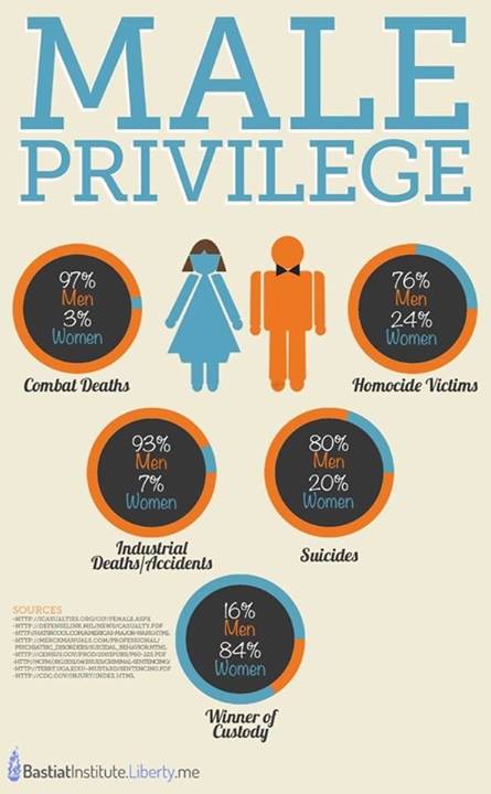 Male Privilege Infographic